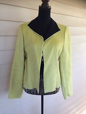 Stylish harve' benard Green/Black Jacket Size 10