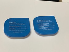 2x Belif Aqua Bomb Sleeping Mask Mini Travel Sz .33 oz Sampler Moisturizer