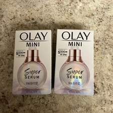 2 Pack Olay Mini Super Serum 14mL New 5 In 1 Serum New Sealed