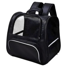 Nobby Rucksack Heba schwarz für Hunde bis 6kg, abwaschbar 38x25x34 cm