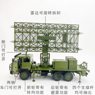 1:30 Chinese 04E Phased Array Radar Vehicle Alloy Model