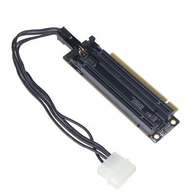 PCI-Express 4.0 x16 1bis 2 Gen4 Gen3 Split-Karte PCIe-Bifurkation x16 bis 8x8