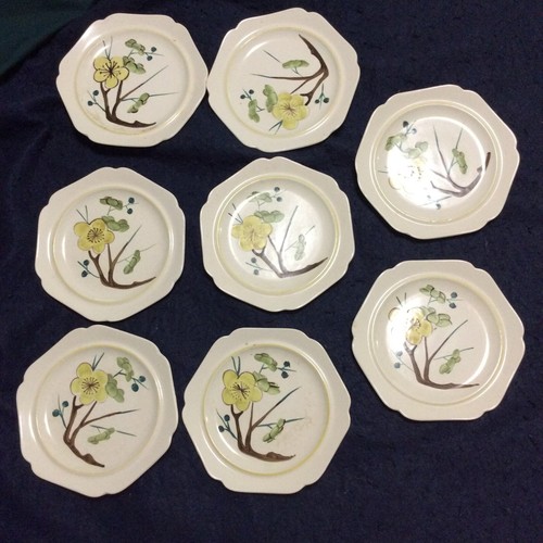 RED WING ● hand painted plates ● Lot of Eight ● Seven Inch ● - Picture 1 of 9