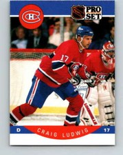 1990-91 Pro Set #154 Craig Ludwig NM-MT Canadiens