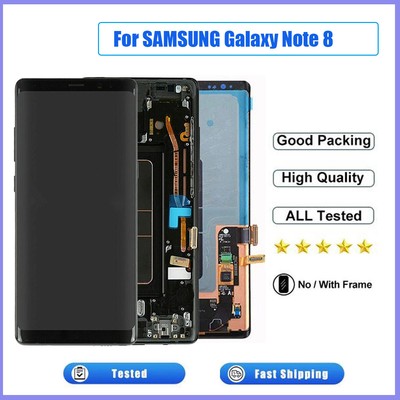 OLED Display Screen Digitizer Assembly For SAMSUNG Galaxy Note 8 (with Frame) FS