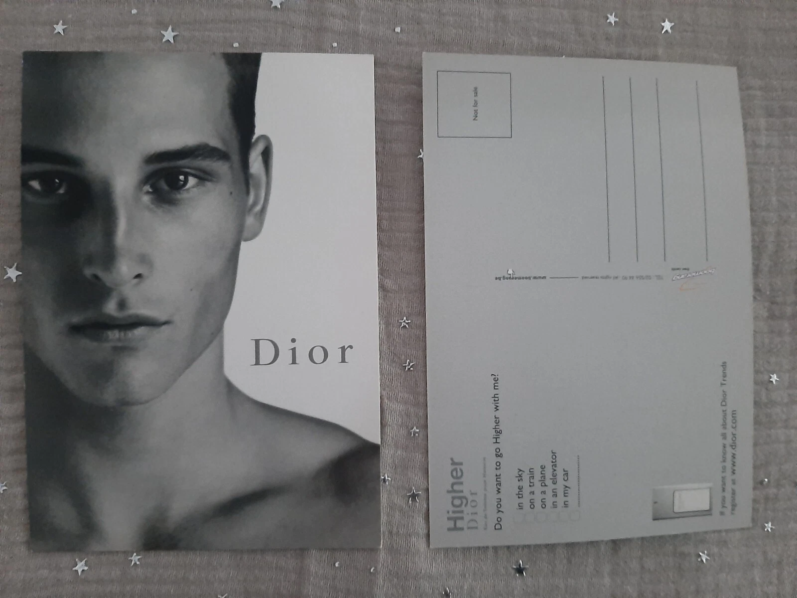 Carte Parfumée   Perfume Card . C. Dior   Higher