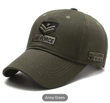 New US Army Air Force Embroidery Cotton Baseball Cap Hat Adjustable Back