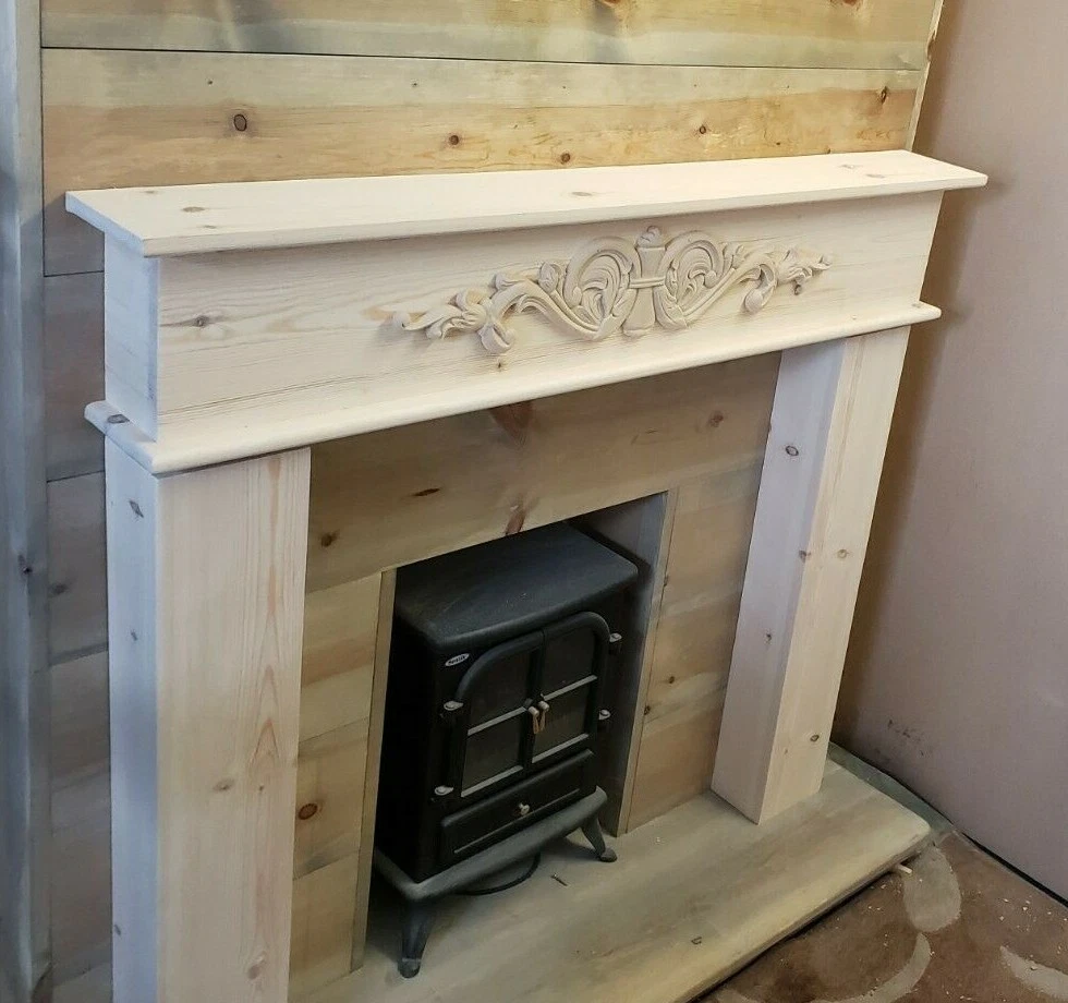 SPECIAL PINE CHUNKY FIRE SURROUND MANTLE FIREPLACE free postage | eBay