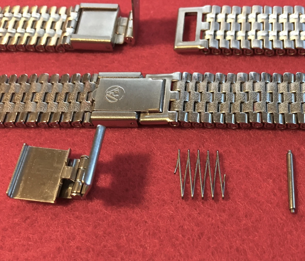 Ladies NSA watch bracelet clasp spring only Small Size for 2 pc clasp Swiss NOS