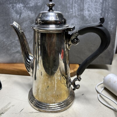 Harrison Brothers & Howson Alpha Silver Plate Coffee Pot – Made in