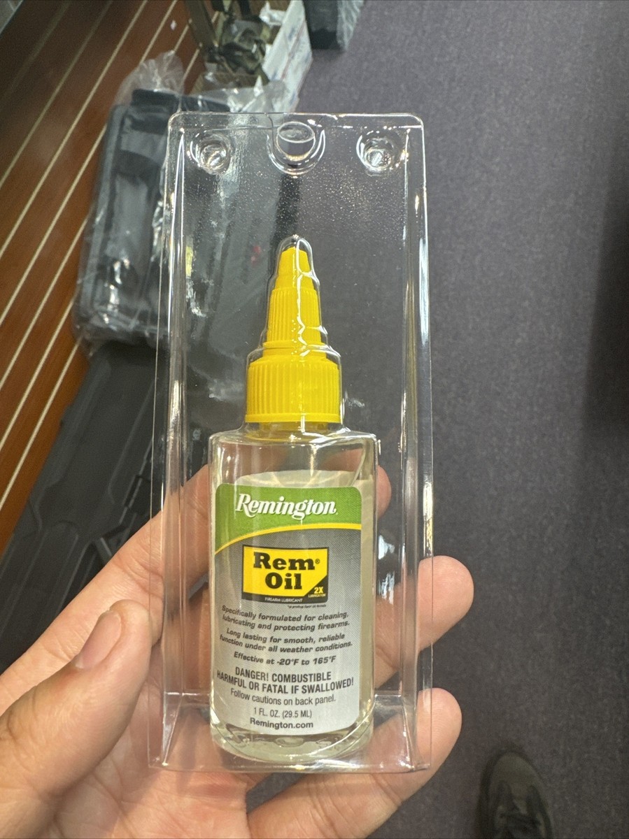 Remington Rem Oil with Teflon Gun Lubricant Clean Dirt And