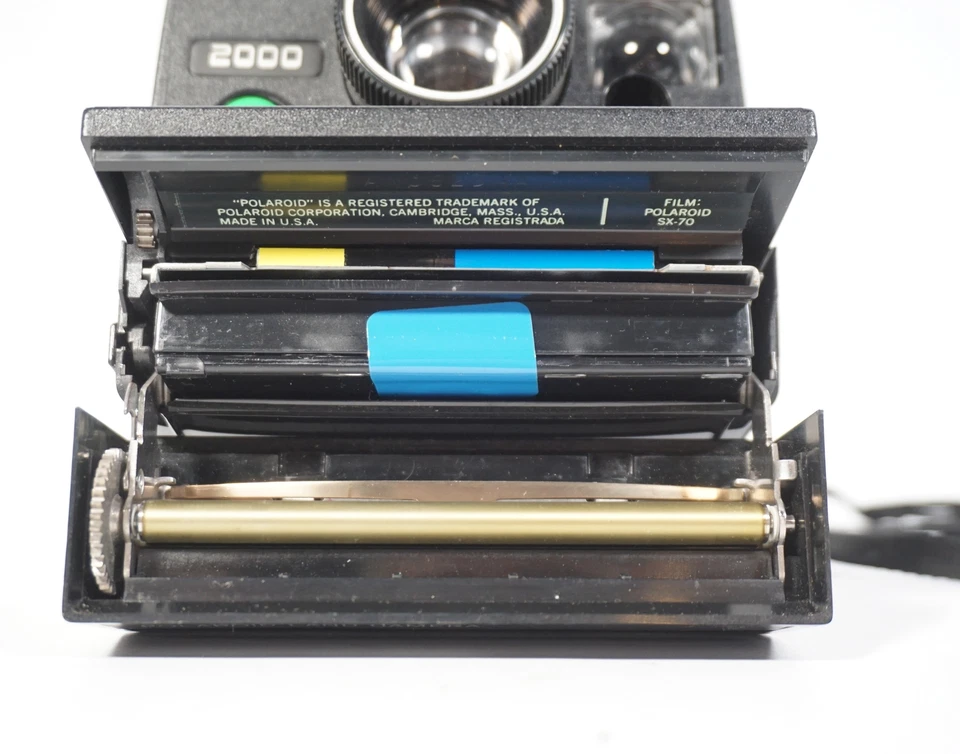 Vintage Polaroid 2000 Land Camera Sofortbildkamera mit original Tasche - Bild 4 von 4