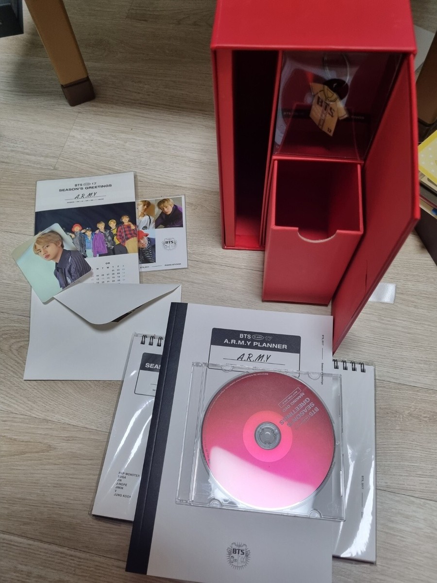 RARE]BTS Season's Greeting 2017 Official Full Set with Jin