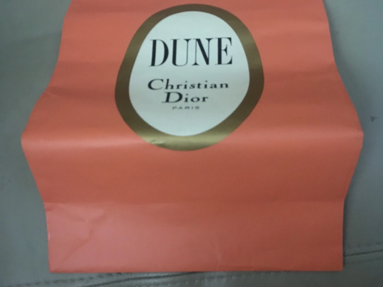 Sac cadeau vintage Christian DIOR Dune larg