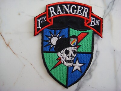 US ARMY 1st RANGER BATTALION 75th INFANTRY REGIMENT , VIETNAM WAR PATCH ...