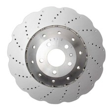 Performance Front 390mm Drilled Composite Wavy Brake Disc Rotor for Audi RS7