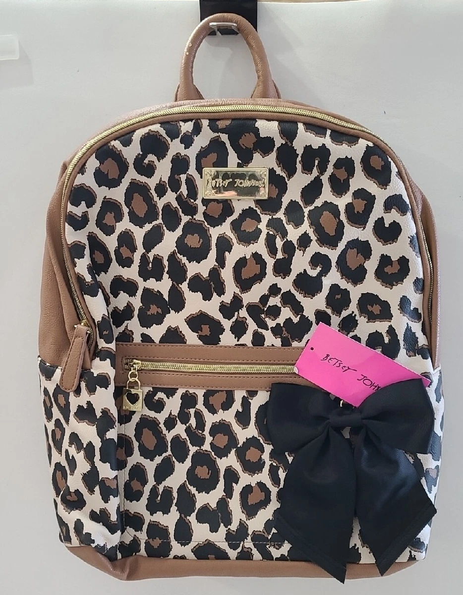 Betsey Johnson Leopard Print Backpack Discount head.hesge.ch