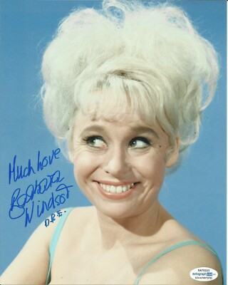 BARBARA WINDSOR SIGNED PHOTO (10) ALSO ACOA CERTIFIED CARRY ON