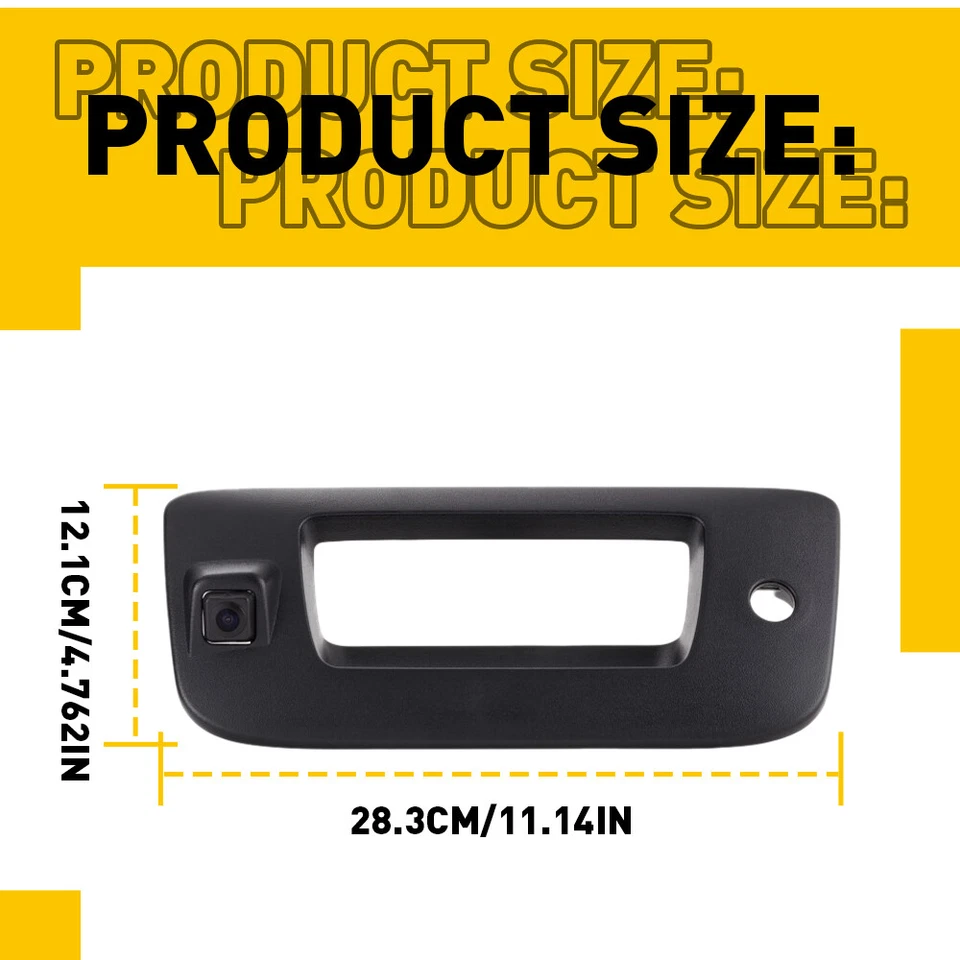 Manija del portón trasero con cámara de visión trasera para GMC Sierra 2500 HD 2008-2014 Foto 4 de 4