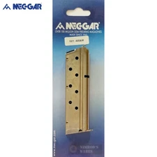 Mec-Gar 1911 .40 S&W 8-Round Nickel Magazine MGCGOV40N FAST SHIP