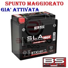 Batteria al gel sigillata attivata BS Sla Max BTX14H BMW K1200 R e S 2005-2017