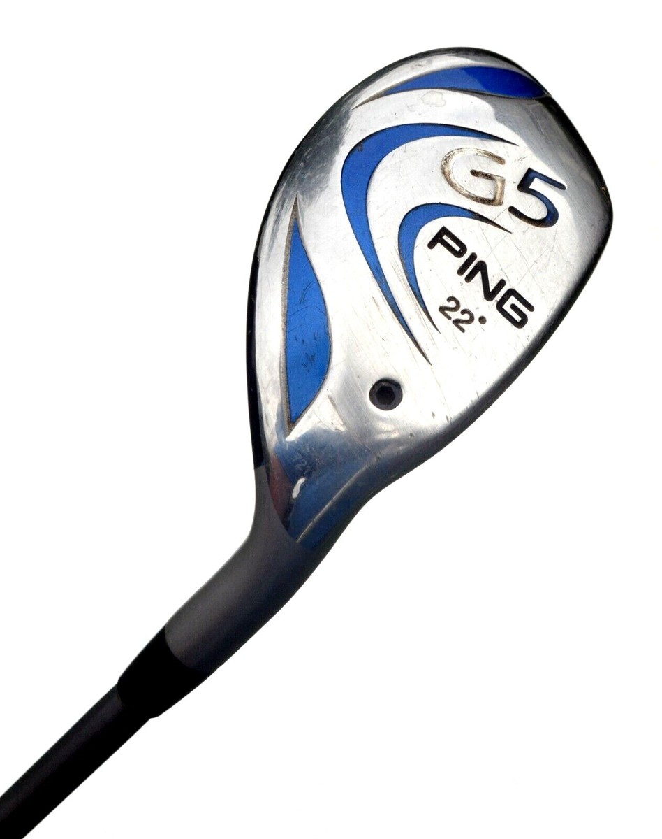 Ping g ハイブリッド #5 Ping G5 Hybrid 22* Degree Golf Club w/ Ping TFC 100 Graphite Shaft