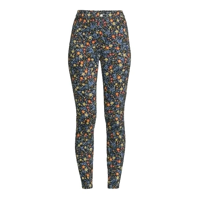 Cotton Floral Jeans for Women