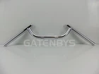 CHROME DROP Cafe Racer Clubman Motorcycle Handlebar 7/8' 27' LONG British ACE