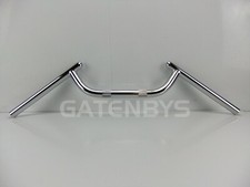 CHROME DROP Cafe Racer Clubman Motorcycle Handlebar 7/8' 27' LONG British ACE