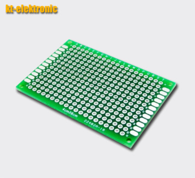 40x60mm Lochrasterplatine 2,54mm doppelseitig Platine Leiterplatte PCB 4x6cm