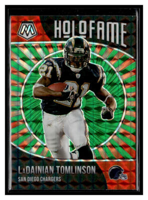 2021 Panini Mosaic #13 LaDainian Tomlinson HoloFame Mosaic Green Chargers