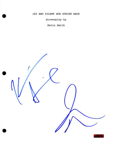 Jay and Silent Bob * KEVIN SMITH & JASON MEWES * Signed Full Movie Script J2 COA - Afbeelding 1 van 5