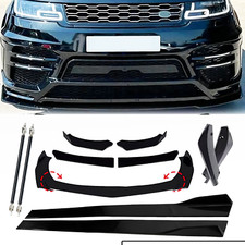 For Range Rover 14-19 Front Bumper Lip Spoiler Splitter Rear Lip Side Skirt Body For Range Rover 14-19 Front Bumper Lip Spoiler Splitter Rear Lip Side Skirt Body