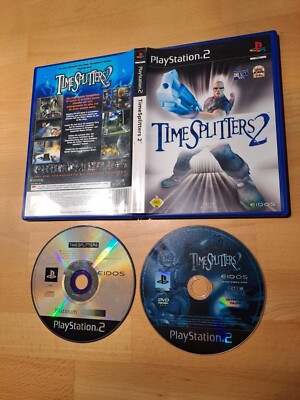 PS2 Spiele TIME SPLITTERS 1 + 2 Sony Playstation 2 Shooter ohne Anleitungen gut