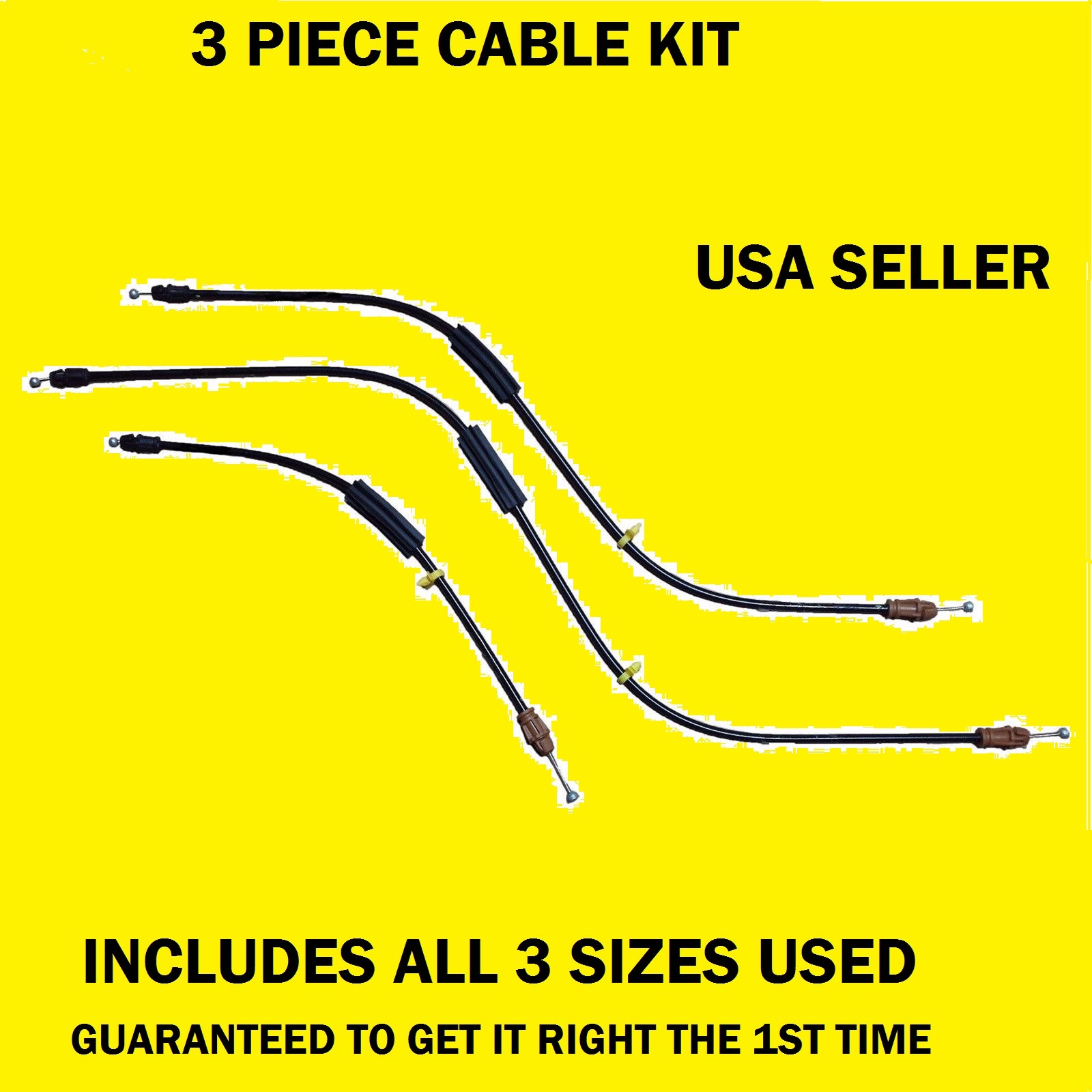 Door Latch Cable Kit fits 20072014 Chevy Silverado GMC Sierra PRIORITY