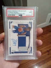 2020 National Treasures Collegiate Tyrese Maxey RC Patch Auto /35 PSA 9 Mint #22