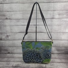 Danny K Beverly Hills USA Floral Lotus Tapestry Crossbody Shoulder Bag Purse