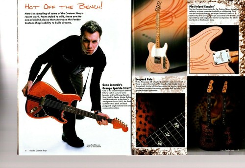 BIG 2003 FENDER Guitars Frontline Catalog: Clapton,TELE,STRAT,Amps,BASS,HENDRIX, - Picture 3 of 9