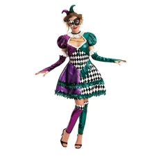 Partyholic Woman's Tricksterina Costume - Medium (8-10)
