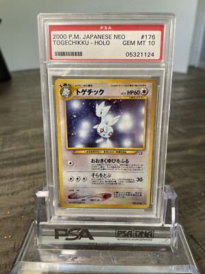 Pokemon Japanese Neo Genesis 176 Togetic Holo PSA 10 Gem
