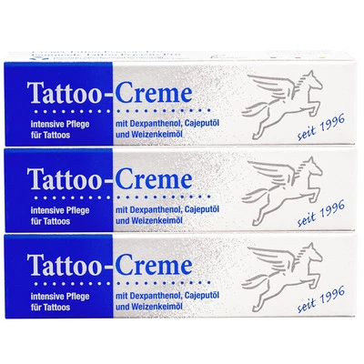 BESUCHE DEN PEGASUS PRO-STORE Pegasus Pro Tattoo-Creme 3er-Set, Tägliche Pflege & Aftercare,