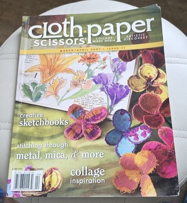 Cloth Paper Scissors Collage Mixed Media Mag Artistic Discovery Mar/Apr 2007 11