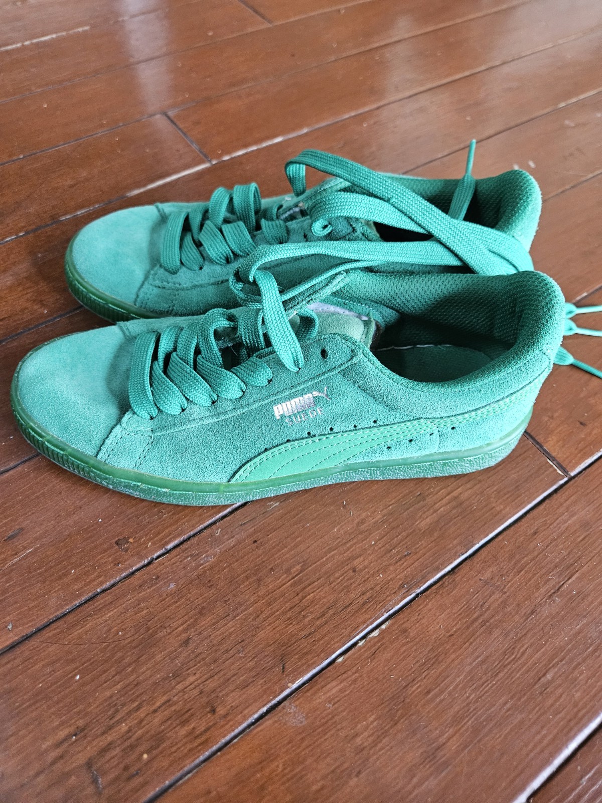PUMA Suede Classic sneakers Green Size 4.5