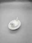 Vintage White Milk Glass Hen On Nest Covered Dish Chicken Trinket Candy Bowl