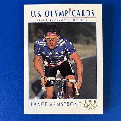 1992 Impel Olympicards Lance Armstrong U.S. Olympic Hopefuls Card #31 Cycling