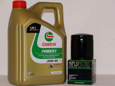 Ölfilter Ducati 1098 S, Bj: 07-08, Motoröl Castrol Premium 4 Ltr.