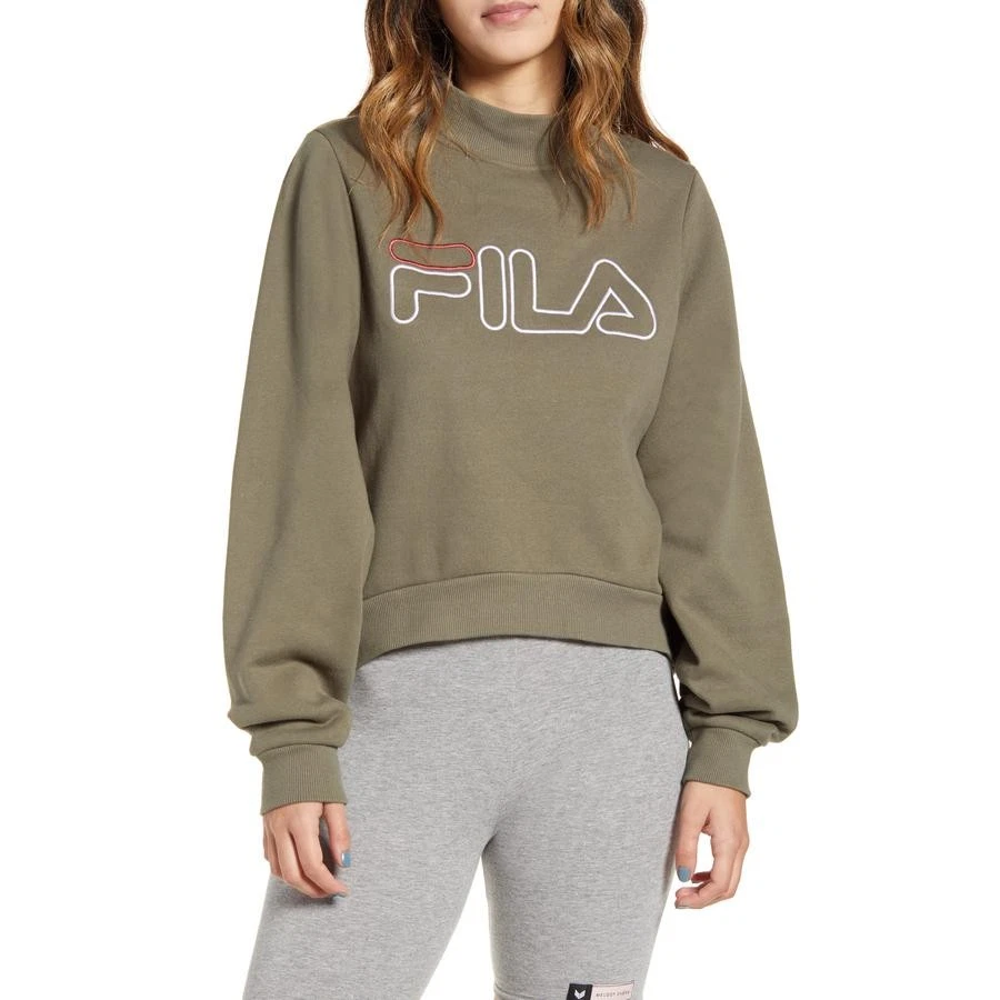 Fila Hanami Womens Active Sweaters Size XS, Color: Olive - Image 2 of 2