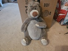 Vintage Walt Disney Co Plush Jungle Book BALOO Gray Bear Stuffed Animal 14" 15"