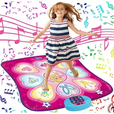 SUNLIN Dance Mat - Rhythm Step Play Mat - Dance Game Toy Pad with LED Lights,...