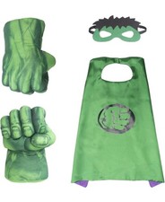 Superhero Costume Set for Kids - Gloves, Cape, Mask